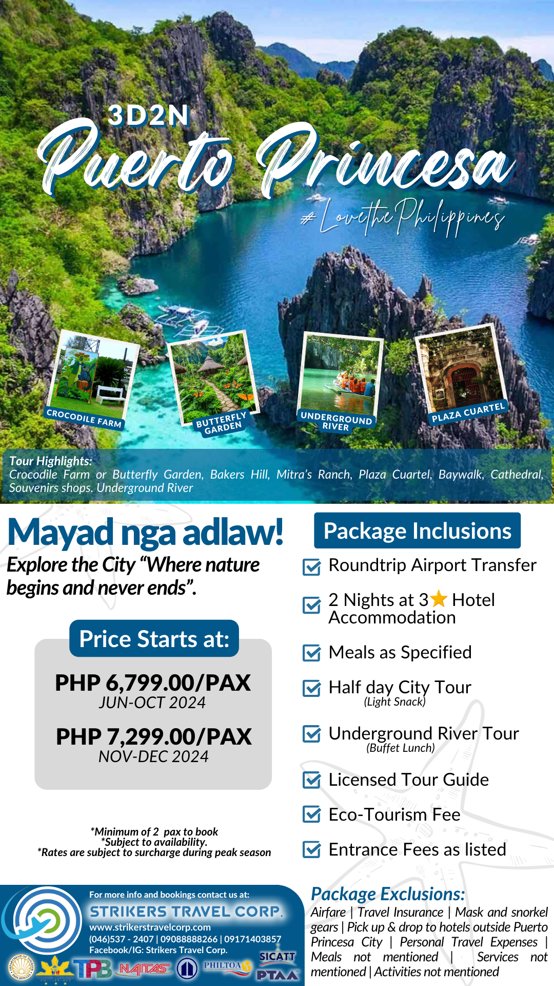 3D2N Puerto Princesa